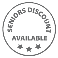 Senior-Discount badge